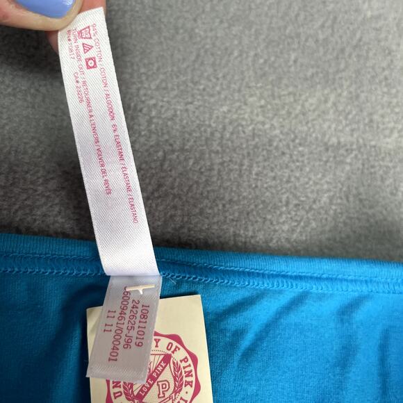 Victoria's Secret PINK 2011 Extra Low Rise Hipster Blue Jealous Panty Medium - Picture 7 of 8